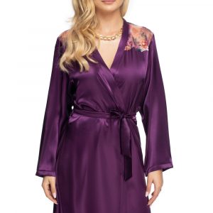 Irall Shelby Dressing Gown Purple