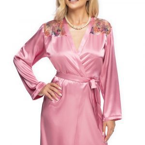Irall Shelby Dressing Gown Dusty Rose