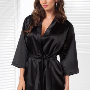 Irall Aria Dressing Gown Black