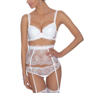 Roza Ambre Push Up Bra White